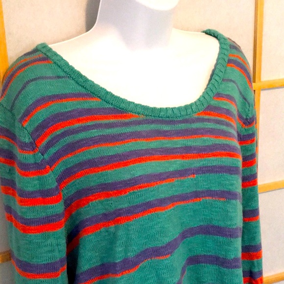 Soft Surroundings Sweater Tunic L Cotton - Picture 2 of 8